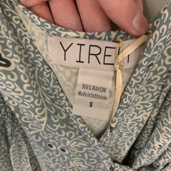 NWT Yireh Rosa Lilia Wrap Maxi Dress in Iris - Picture 6 of 7